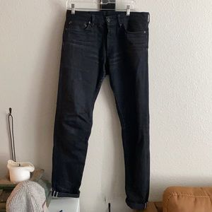 Japan Blue Selvedge Denim - Black